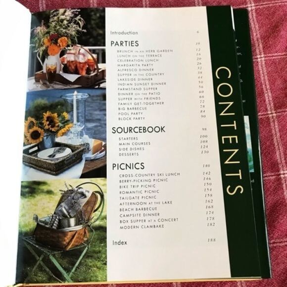 Bon Appetit Vintage Outdoor Entertaining Cookbook‎ 1999 - Picture 3 of 9